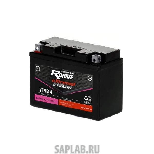 Купить RDRIVE 1058200167949 Аккумулятор мотоциклетный RDRIVE EXTREMAL IRIDIUM YT9B-4